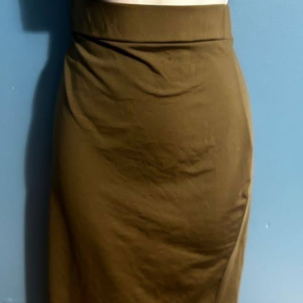 Green skirt